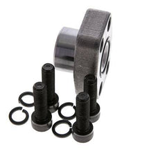 3/4'' SAE-Flansch 3000 PSI Glattstahl mit G1/2'' Innengewinde ISO 6162-1