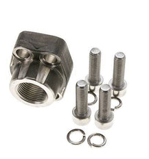 3/4'' SAE Flange 3000 PSI Stainless Steel with G3/4'' Female Threads ISO 6162-1