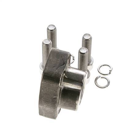 3/4'' SAE-Flansch 3000 PSI aus Edelstahl mit G3/4'' Innengewinde ISO 6162-1