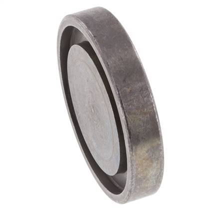 1'' SAE-Blindplatte 3000 PSI Stahl ISO 6162