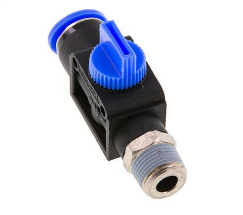 3/2-Wege-Absperr-Handventil 12 mm - R3/8'' Kunststoff/Messing Rohrseitige Entlüftung