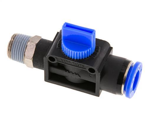 3/2-Wege-Absperr-Handventil 12 mm - R3/8'' Kunststoff/Messing Rohrseitige Entlüftung