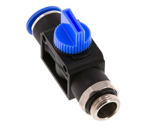 3/2-Wege-Absperr-Handventil 12 mm - G3/8'' Kunststoff/Messing Rohrseitige Entlüftung