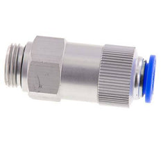 Push-In-Rückschlagventil 12mm & G1/2'' Außengewinde Aluminium 0,2-10bar (3-145psi) Schlauchgewinde