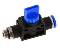 3/2-Wege-Absperr-Handventil 8 mm - G1/8'' Kunststoff/Messing Gewindeseitige Entlüftung