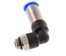 Steckverschraubung 10mm & G1/4'' männlich Selbstsicherndes Winkelstück Messing/PBT 0-10bar (0-145psi)