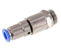 10mm & G1/2'' Schnelldrehgelenk Einsteck-Außengewinde Vernickeltes Messing/PBT NBR Drehbar