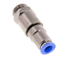 10mm & G1/2'' Schnelldrehgelenk Einsteck-Außengewinde Vernickeltes Messing/PBT NBR Drehbar