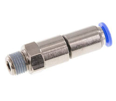 8mm & R1/4'' Schnell-Drehgelenk Einsteck-Außengewinde Vernickeltes Messing/PBT NBR Drehbar