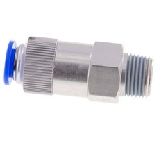 Push-In Check Valve 12mm & R1/2'' Male Aluminum 0.2-10bar (3-145psi) Hose-Thread