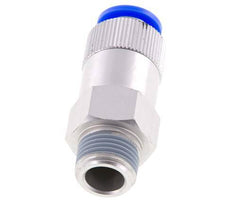 Push-In-Rückschlagventil 12mm & R1/2'' Außengewinde Aluminium 0,2-10bar (3-145psi) Schlauchgewinde