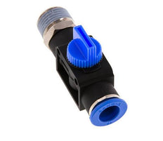 3/2-Wege-Absperr-Handventil 12 mm - R1/2'' Kunststoff/Messing Rohrseitige Entlüftung