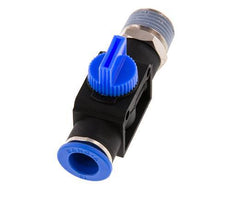 3/2-Wege-Absperr-Handventil 12 mm - R1/2'' Kunststoff/Messing Rohrseitige Entlüftung