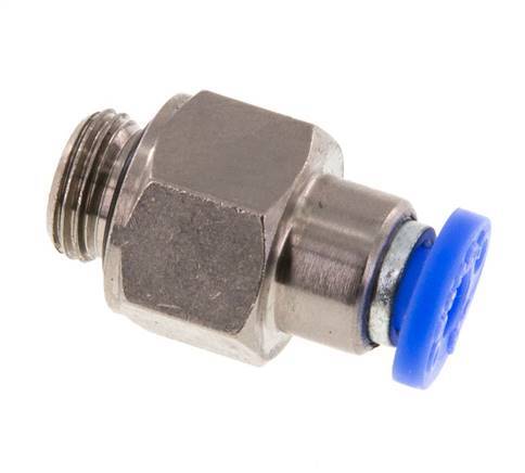 Steckverschraubung 4mm & G1/8'' männlich Selbstsichernd Messing/PBT 0-10bar (0-145psi) [2 Stück]