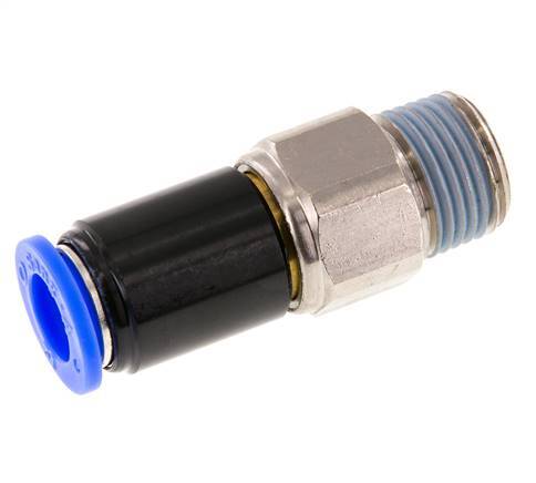12mm & R1/2'' Drehgelenk Einsteck-Außengewinde Vernickeltes Messing/PBT NBR Drehbar