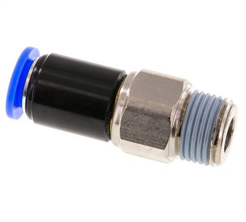 12mm & R1/2'' Drehgelenk Einsteck-Außengewinde Vernickeltes Messing/PBT NBR Drehbar