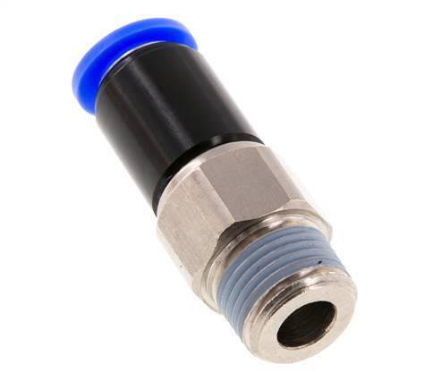 12mm & R1/2'' Drehgelenk Einsteck-Außengewinde Vernickeltes Messing/PBT NBR Drehbar