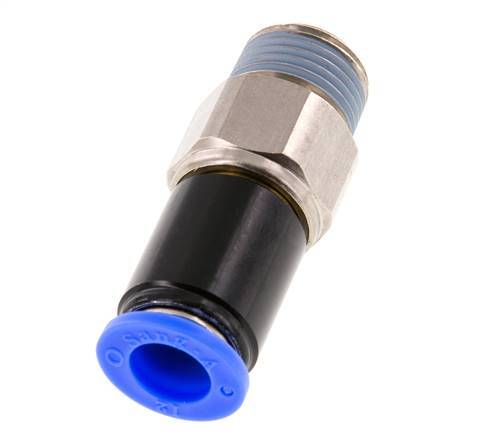 12mm & R1/2'' Drehgelenk Einsteck-Außengewinde Vernickeltes Messing/PBT NBR Drehbar