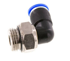 10mm & G1/2'' Ellbogen-Drehgelenk Einsteck-Außengewinde Vernickeltes Messing/PBT NBR Drehbar