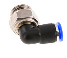 10mm & G1/2'' Ellbogen-Drehgelenk Einsteck-Außengewinde Vernickeltes Messing/PBT NBR Drehbar
