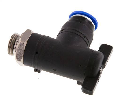 2-Way Elbow Ball Valve 12 mm - G3/8'' Plastic/Brass