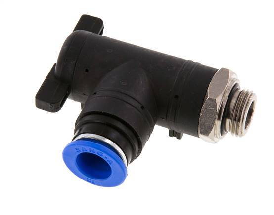 2-Wege-Winkel-Kugelhahn 12 mm - G3/8'' Kunststoff/Messing