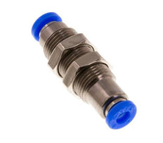 Steckverschraubung 4mm selbstsichernd Messing/PBT Bulkhead 0-10bar (0-145psi)