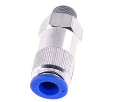 Push-In-Rückschlagventil 12mm & R3/8'' Außengewinde Aluminium 0,2-10bar (3-145psi) Schlauchgewinde