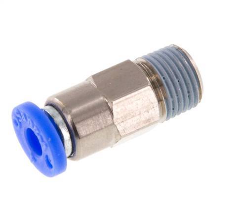 Push-In-Rückschlagventil 4mm & R1/8'' Außengewinde Messing/PBT 0,2-10bar (3-145psi) Gewinde-Schlauch