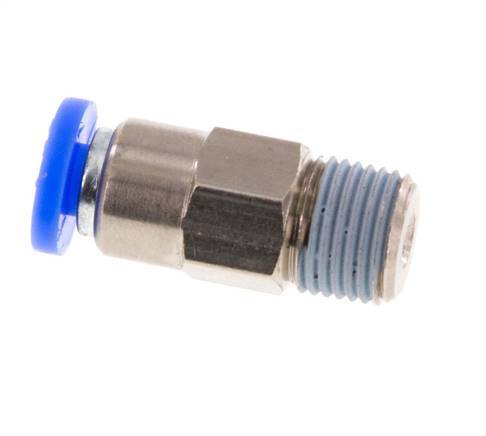 Push-In-Rückschlagventil 4mm & R1/8'' Außengewinde Messing/PBT 0,2-10bar (3-145psi) Gewinde-Schlauch