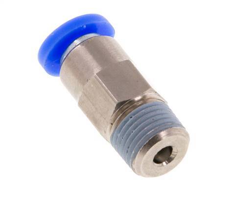 Push-In-Rückschlagventil 4mm & R1/8'' Außengewinde Messing/PBT 0,2-10bar (3-145psi) Gewinde-Schlauch