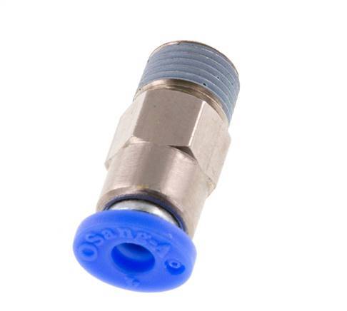 Push-In-Rückschlagventil 4mm & R1/8'' Außengewinde Messing/PBT 0,2-10bar (3-145psi) Gewinde-Schlauch