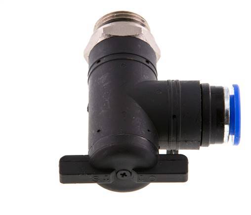 2-Way Elbow Ball Valve 12 mm - G1/2'' Plastic/Brass