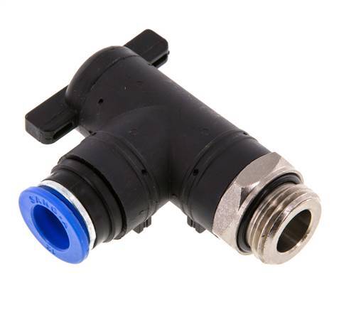 2-Way Elbow Ball Valve 12 mm - G1/2'' Plastic/Brass