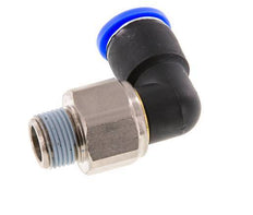 12mm & R3/8'' Winkel-Drehgelenk Einsteck-Außengewinde Vernickeltes Messing/PBT NBR Drehbar