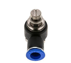Durchflussregelungs-Schalldämpfer-Abflusswinkel 12 mm - G1/2'' Messing/PA 66
