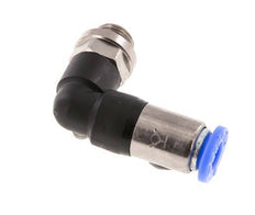Steckverschraubung 6mm & G1/8'' männlich Selbstsichernder Winkel Messing/PBT 0-10bar (0-145psi) [2 Stück]