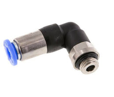 Steckverschraubung 6mm & G1/8'' männlich Selbstsichernder Winkel Messing/PBT 0-10bar (0-145psi) [2 Stück]