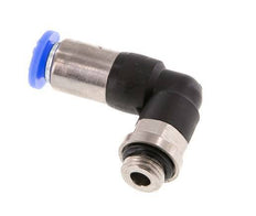 Steckverschraubung 6mm & G1/8'' männlich Selbstsichernder Winkel Messing/PBT 0-10bar (0-145psi) [2 Stück]