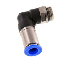 Steckverschraubung 12mm & G1/2'' männlich Selbstsicherndes Winkelstück Messing/PBT 0-10bar (0-145psi)