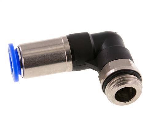 Steckverschraubung 12mm & G1/2'' männlich Selbstsicherndes Winkelstück Messing/PBT 0-10bar (0-145psi)