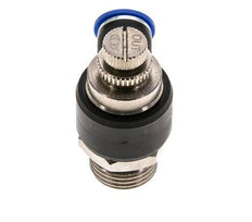 Flow Control Silencer Meter-Out Elbow 10 mm - G1/2'' Brass/PA 66