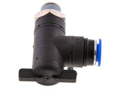 2-Wege-Kugelhahn mit Winkel 12 mm - R3/8'' Kunststoff/Messing