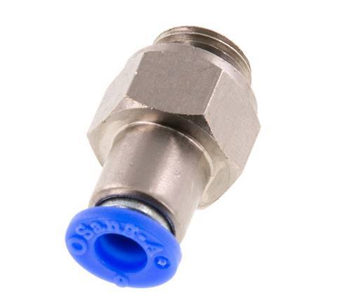 Push-In-Rückschlagventil 6mm & G1/4'' Außengewinde Messing/PBT 0,2-10bar (3-145psi) Schlauchgewinde