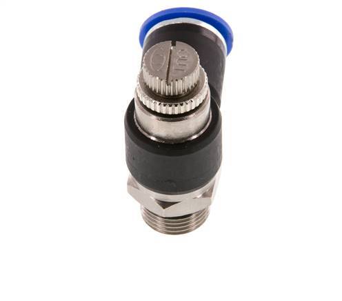 Flow Control Silencer Meter-Out Elbow 12 mm - G3/8'' Brass/PA 66