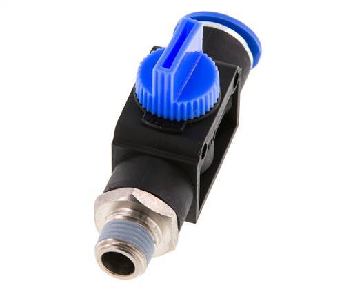 3/2-Wege-Absperr-Handventil 12 mm - R1/4'' Kunststoff/Messing Rohrseitige Entlüftung