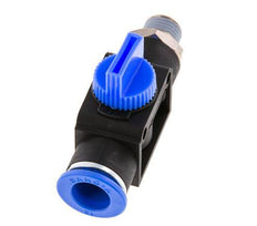 3/2-Wege-Absperr-Handventil 12 mm - R1/4'' Kunststoff/Messing Rohrseitige Entlüftung