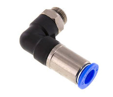 Steckverschraubung 12mm & G3/8'' männlich Selbstsicherndes Winkelstück Messing/PBT 0-10bar (0-145psi)