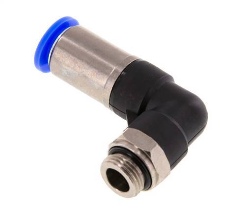 Steckverschraubung 12mm & G3/8'' männlich Selbstsicherndes Winkelstück Messing/PBT 0-10bar (0-145psi)