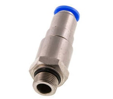 10mm & G3/8'' Schnell-Drehgelenk Einsteck-Außengewinde Vernickeltes Messing/PBT NBR Drehbar